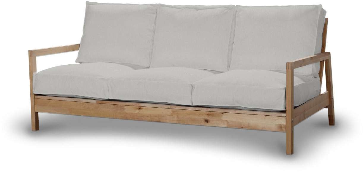 Dekoria pl pl Pokrowiec na sofę Lillberg 3-osobową nierozkładaną jasny popiel Sofa Lillberg 3-osobowa Etna 626-705-90