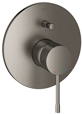Grohe jednouchwytowa bateria wannowa bateria Essence 19285 FMS do Rapido E Hard Graphite szczotkowana 19285AL1
