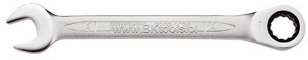 TENG TOOLS Klucz płasko-oczkowy z grzechotką prosty 9 mm 162680201
