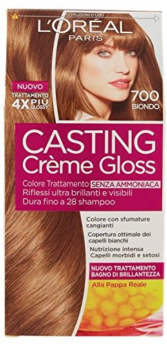 Loreal Barwniki do włosów kremowy Gloss bez amoniaku N700 Blonde A2917654