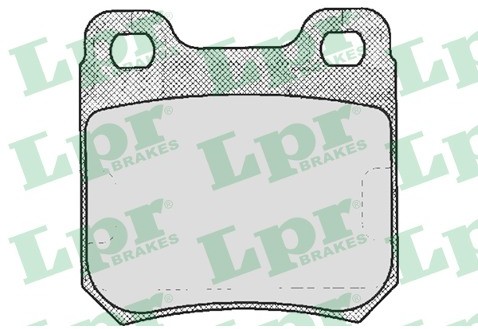 LPR Klocki hamulcowe - komplet 05P206
