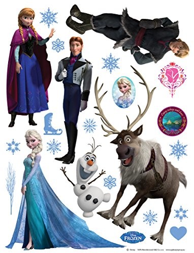 AG Design DKS 1082 Disney Frozen królowa lodu, naklejki na ścianę, kolorowy, 30 x 30 cm DKs 1082