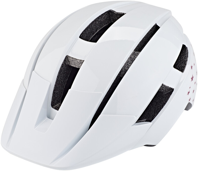 Bell Sidetrack II Kask Młodzież, white stars One Size | 50-57cm 2021 Kaski dla dzieci 210233-014