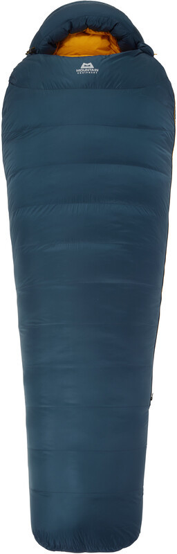 Moutain Equipment Helium 800 Sleeping Bag Long Men, niebieski Left Zipper 2022 Śpiwory ME-006063-ME-01635-LZ