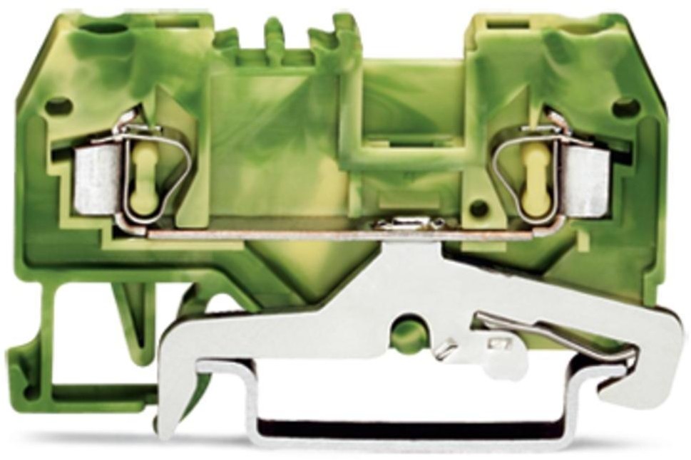 WAGO Terminal przewodzący ochronny WAGO 5 mm Sprężynowe Alokacja Terre zielono-żółty 280-907 100 szt 280-907