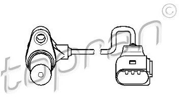 TOPRAN Generator impulsów, wał korbowy 113 466