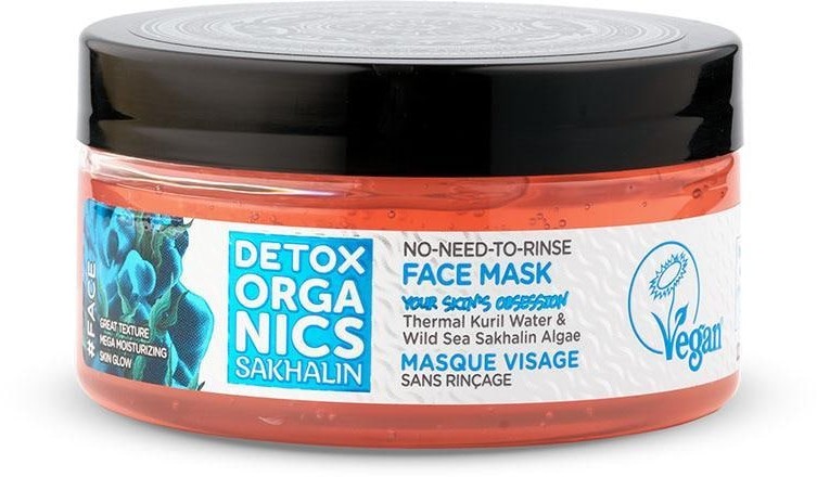 brands brands Pielęgnacja twarzy Naturalna maska do twarzy o działaniu nawilżająco-rozświetlającym z dzikimi algami Detox Organics 100 ml