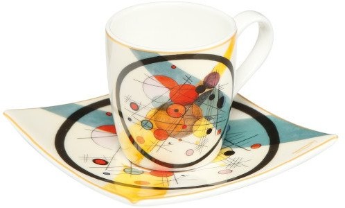 Goebel Filiżanka do espresso Circles in a Circle Wassily Kandinsky Goebel 67-100-03-1