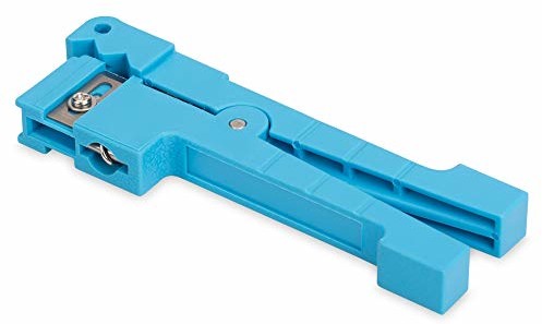 Digitus Professional LWL narzędzie do izolacji i osadzania kabli do układania włókien szklanych, średnica 2-6 mm, ostrze zapasowe, niebieskie DN-FO-FS4