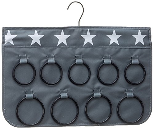 STORE.IT Store.IT 671060 uchwyt na szal czas dostawy wynosi około  dni roboczych i chusta organizer, chusta, rączka, 45 x 28 cm, szara z białymi gwiazdkami 671060