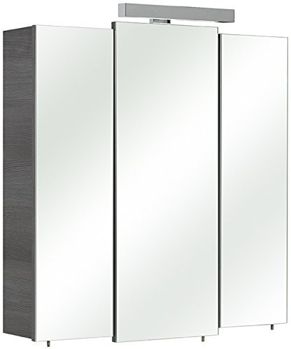 PELIPAL Pelipal 352 Bonn szafka z lustrem Livorno i strukturze, dekoracja drewniana, Grafitowy, 20,0 x 83,0 x 73,0 cm 352