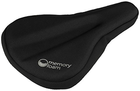 One Fischer dorośli Memory Foam pokrowiec na siodełko, czarna, Size 85684