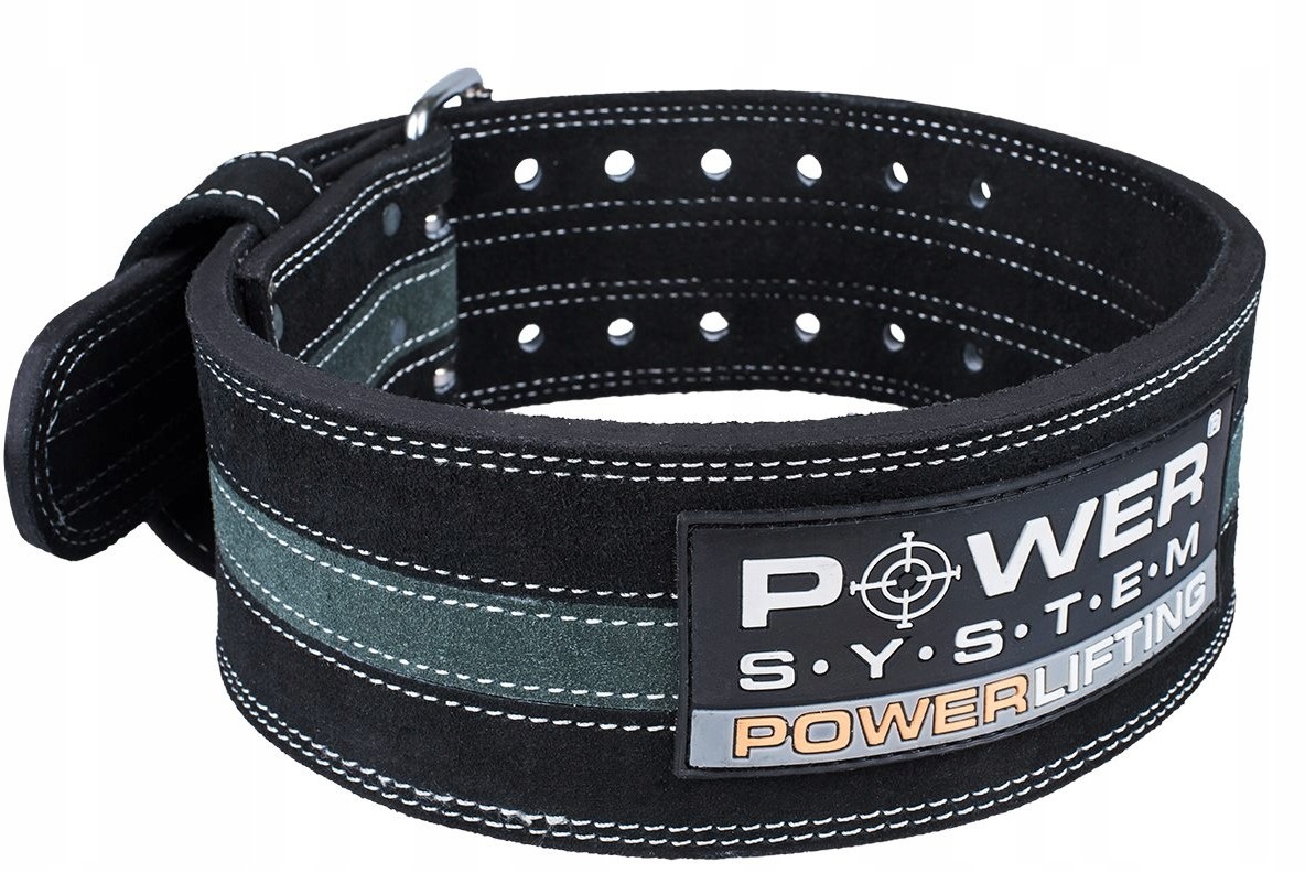 POWER-SYSTEM PAS POWERLIFTING BELT-GREY-M