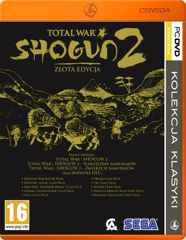 Shogun II Total War Złota Edycja Cenega