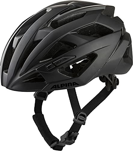 Alpina Unisex - Dorośli, VALPAROLA Kask rowerowy, black matt, 58-63 cm