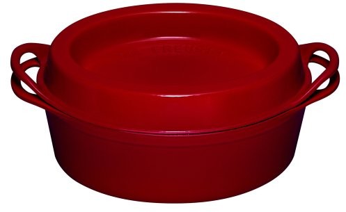 Le Creuset Doufeu brytfanna, owalna, 30 cm, czerwony (Kirschrot), 30 cm 25084300602460