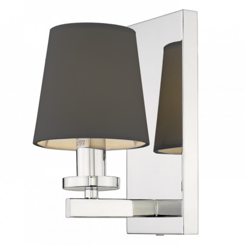 COSMOLight Kinkiet London W01014BK COSMOLight czarna oprawa w stylu nowoczesnym W01014BK