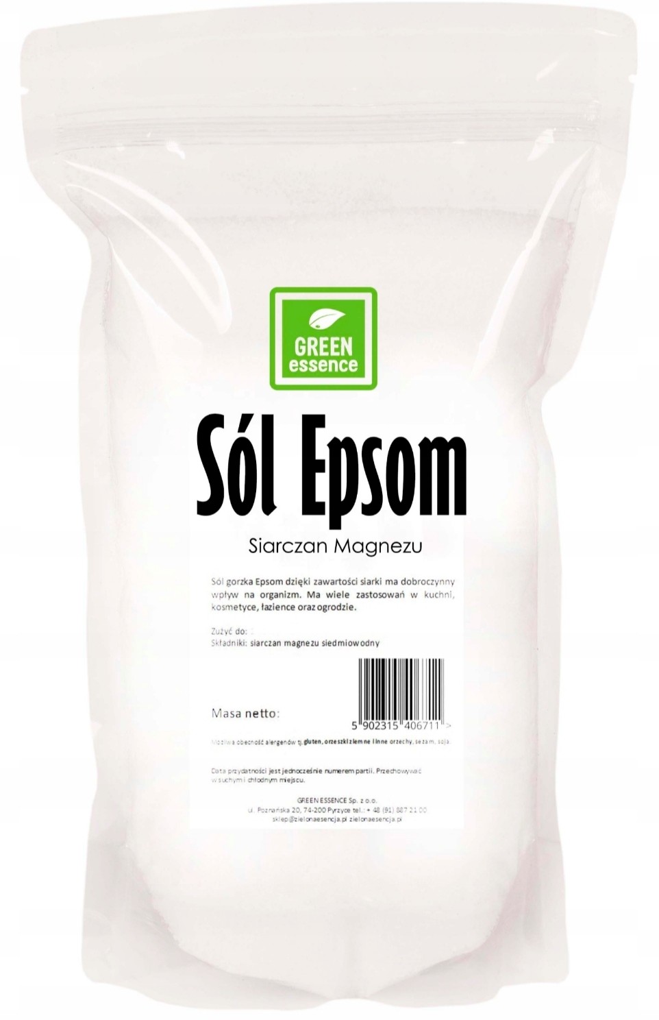 Sól siarczan magnezu epson do kąpieli wanny 5kg