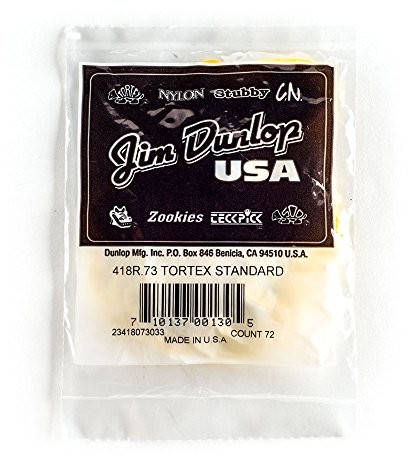 Dunlop DL P 0035 418 r.73 tortex Standard Player's chorągiewek Żółty LS9002