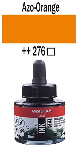 Unbekannt Nowe Amsterdam ink akrylu, 30 ML, AZO-pomarańczowy