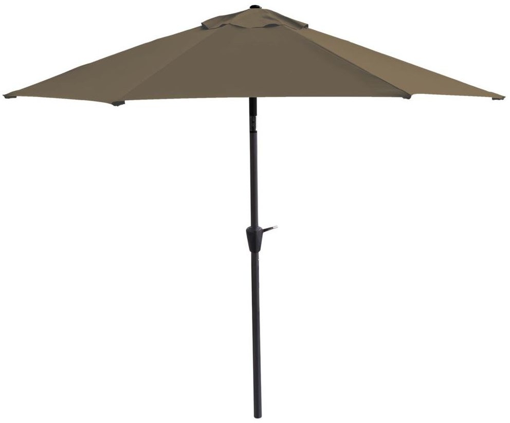 Parasol ogrodowy śr. 300 cm brązowy HAVANA
