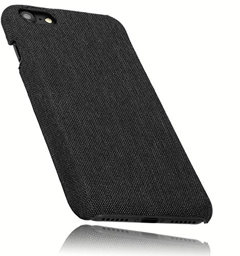 mumbi Fineline pokrowiec ochronny do iPhone'a 8/iPhone 7 etui (twarda strona tylna) w tekstylnym-Look 26349