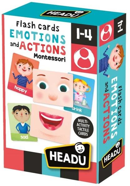Headu Montessori Fiszki Emocje i reakcje HEADU