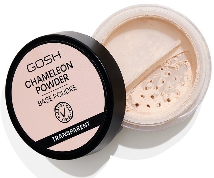Gosh Chameleon Powder Base Poudre Sypki puder do twarzy 001 Transparent 8g 60572-uniw