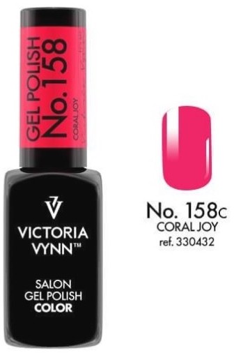 VICTORIA VYNN Lakier hybrydowy GEL POLISH COLOR Coral Joy nr 158 VICTORIA VYNN - 8 ml VIC000346