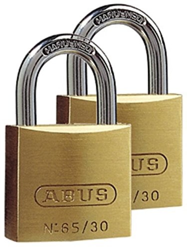 Abus ABUS 35119 Kłódka 65/30 2 sztuki z mosiądzu 30 MM