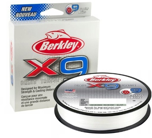 Berkley Plecionka X9 Braid Crystal 0,10 150m