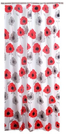 Ridder 303190 00 folia do zasłony prysznicowej ok. 180 x 200 cm, Poppy 303190-00
