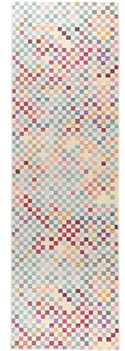 Benuta Dywan Chodnik Visconti  znak Öko-Tex Standard 100-  100% poliester  karo i szachownicy  tkany maszynowo  korytarz/hall 4053894735202