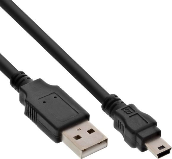 InLine Kabel USB USB A Mini USB A 0.3m czarny 33107J 33107J