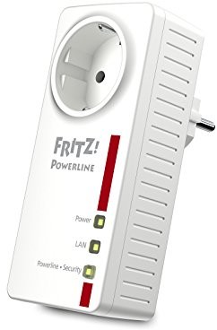 AVM FRITZ. Power Line 1220e adapter (1.200 Mbit/s, 2 X Gigabit LAN, idealnie nadaje się do zastosowania urządzenia NAS i strumieniowej transmisji sygnału HD) 20002736