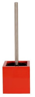 MSV 140543 ciśnieniowe urządzenie czyszczące WC płyta MDF/czerwony ze stali nierdzewnej 11 x 11 x 37 cm 140543