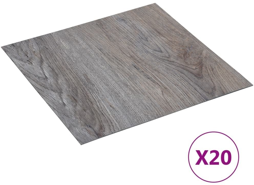 VidaXL Lumarko Samoprzylepne panele podłogowe, 20 szt., PVC, 1,86 m, brązowe! 330166 VidaXL