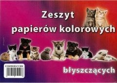 Cormoran Zeszyt papierów kolorowych A5 błyszczących