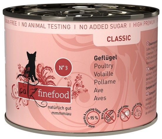 Catz Finefood Classic N.03 Drób puszka 200g 5057