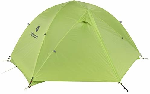 Marmot Unisex's Crane Creek UL 2P ultralekki trekkingowy, wodoodporny namiot z plecakiem na kemping i wędrówki, z prześcieradłem podłogowym, makaw zielony/krokodyl, jeden rozmiar 900923-4929
