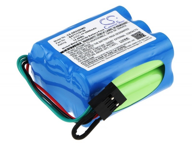 Cameron Sino Drager Microvent 8411599 2000mAh 14.40Wh Ni-MH 7.2V Cameron Sino)
