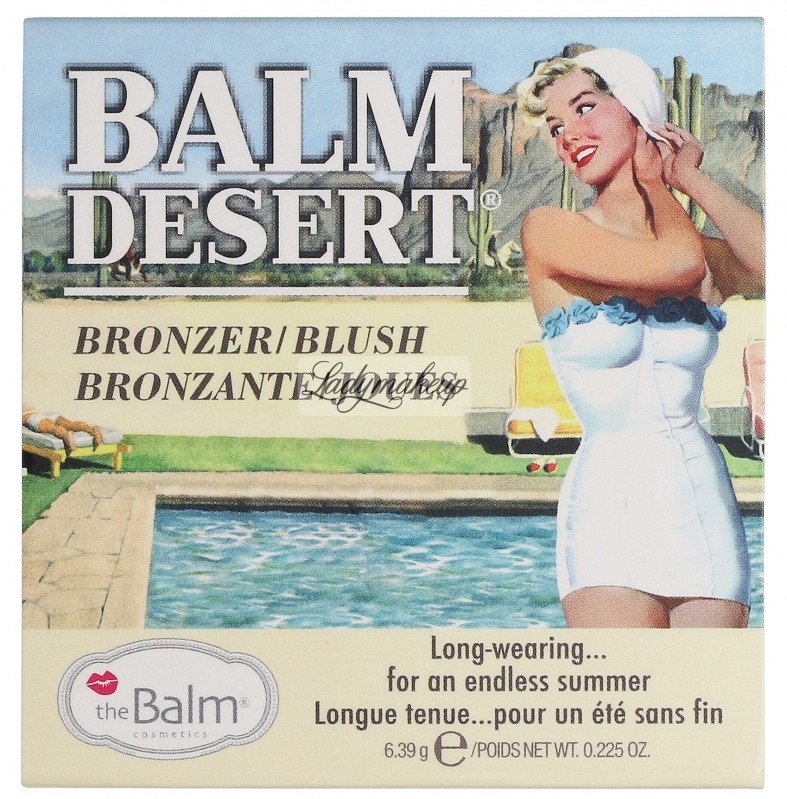 The balm THE BALM - BALM DESERT BRONZER/ BLUSH - Bronzer/ róż do twarzy