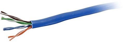 CABLESTOGO Cables To Go 88067 Category 6 UTP Solid PVC CMG-zatwierdzony przewód krosowy (550mhz, 305 m) Niebieski 757120880677