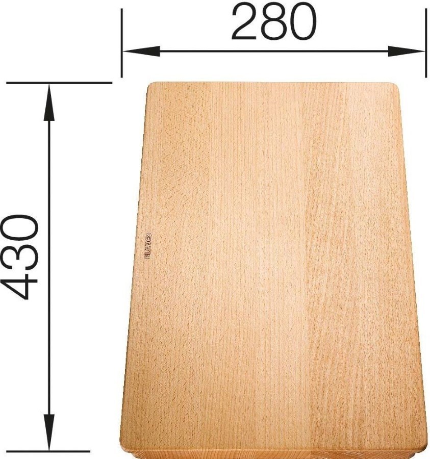 Blanco Deska drewniana do SUBLINE 350/150-U, 500-U ceramika 514544