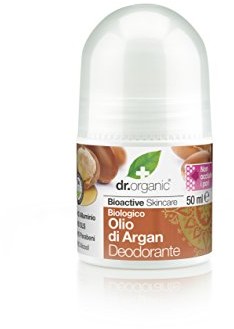 OPTIMA NATURALS Srl Dr. Organic Argan Deodorant deodorante Roll-On per Tutti i Tipi di Pelle 50 ML DRC10001