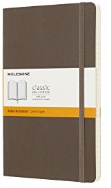 Moleskine 8058341715512 notesy  klasyczny kolekcja Large/A5; liniowane; Soft Cover; erdbraun QP616P14