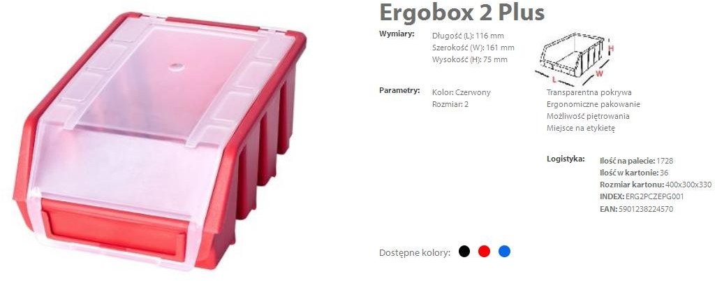 PATROL Group Ergobox plus 2 GROUP, 118 x 161 x 75 mm