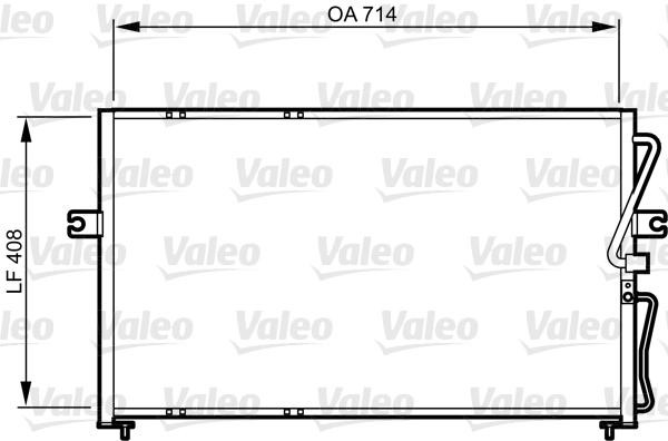 VALEO skraplacz 814270