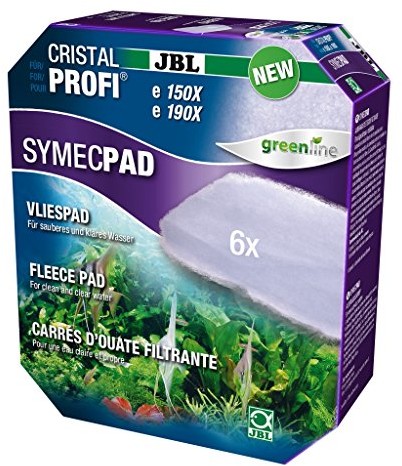 JBL Filter wat tevlies-zestaw, 6 sztuki, do filtrów JBL cristalprofi E na zewnątrz, symecpad cristalprofi 6029200