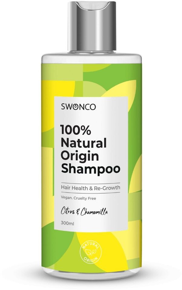 Swonco Naturalny Szampon Przeciw Wypadaniu Włosów Citrus & Chamomile 100% Natural 300 ml SWONCO SWO-044